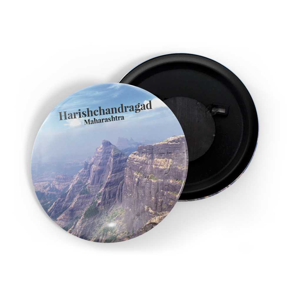 dhcrafts Fridge Magnet Multicolor Maharastra Harishchandragad D2 Glossy Finish Design Pack of 1